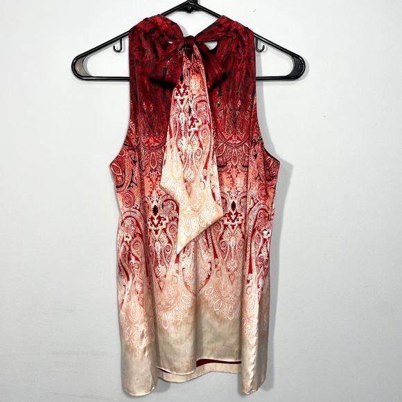 White House Black Market - Tie Back Halter Top - Keyhole Front & Back - Size: XS - Picture 3 of 4